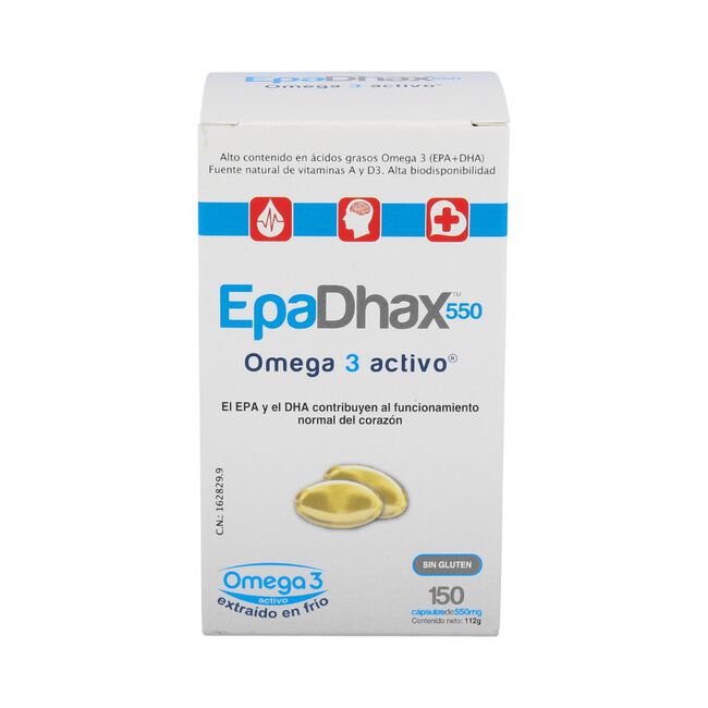 Epadhax Omega 3 Activo, 150 cápsulas de 550 mg
