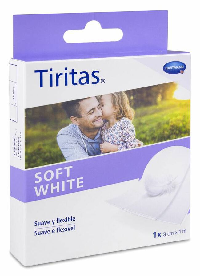 Tiritas Soft White 1 m x 8 cm, 1 Ud