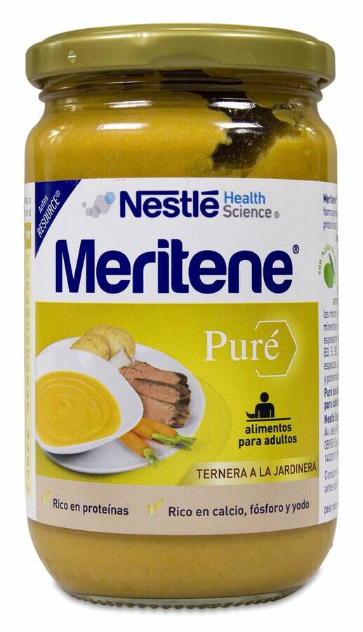 Meritene Puré Ternera a la Jardinera, 300 g