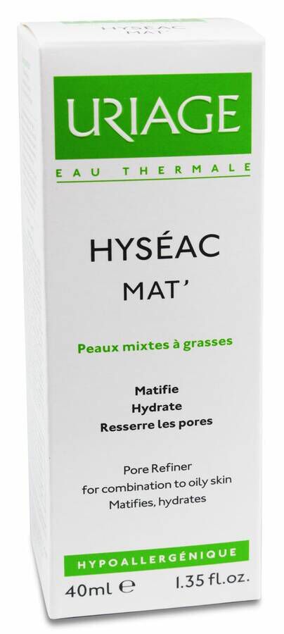 Uriage Hyséac Hidra-Matificante Piel Mixta a Grasa Gel-Crema, 40 ml