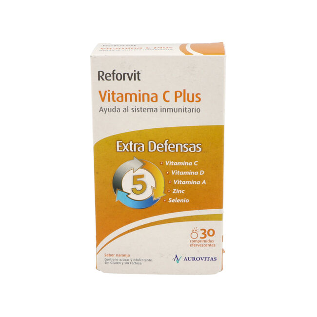 Aurovitas Spain Reforvit Vitamina C Plus, 30 unidades