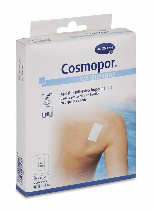 Cosmopor Waterproof 10 x 8 cm, 5 Uds