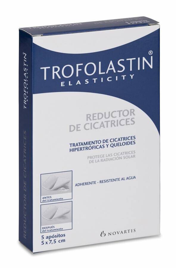 Trofolastin Reductor De Cicatrices 5 x 7,5 cm, 5 Uds