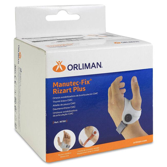 Orliman Manutec Fix Rizart Plus Articulación CMC Mano Derecha Talla 2, 1 Ud