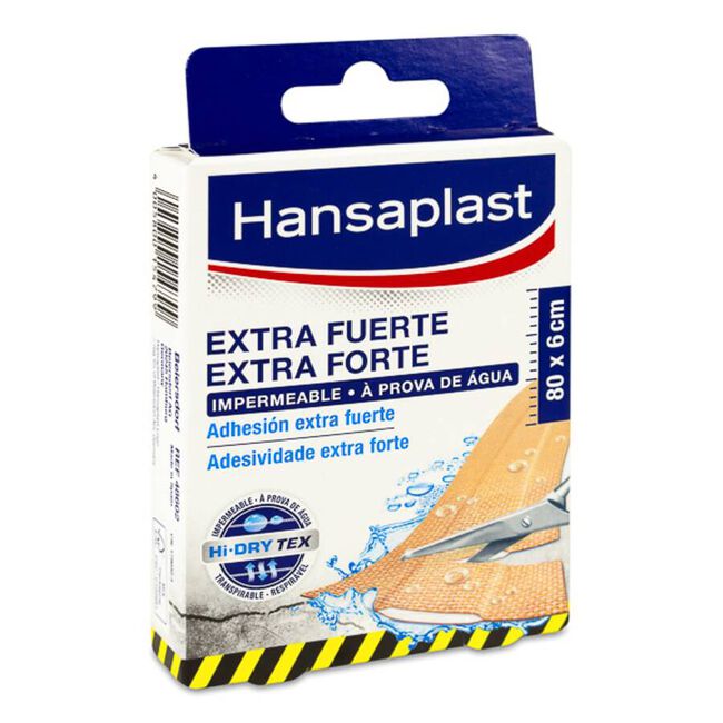Hansaplast Extra Fuerte 80 cm x 6 cm