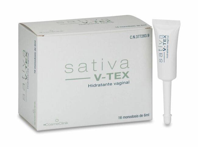 Sativa V-Tex Gel Vaginal 6 ml, 16 Uds