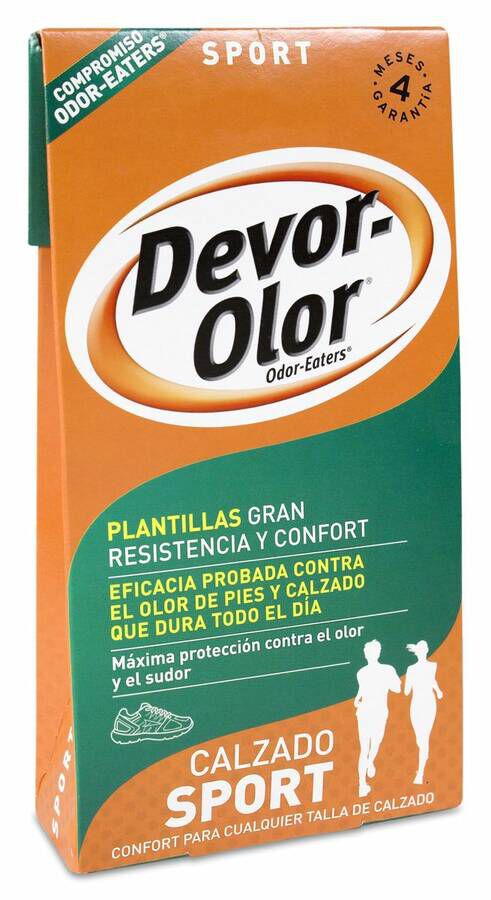 Devor-Olor Plantilla Zapatillas, 1 Par