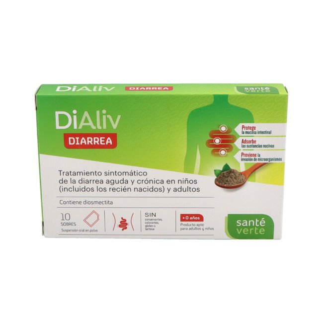 Santé Verte Dialiv Diarrea, 10 sobres