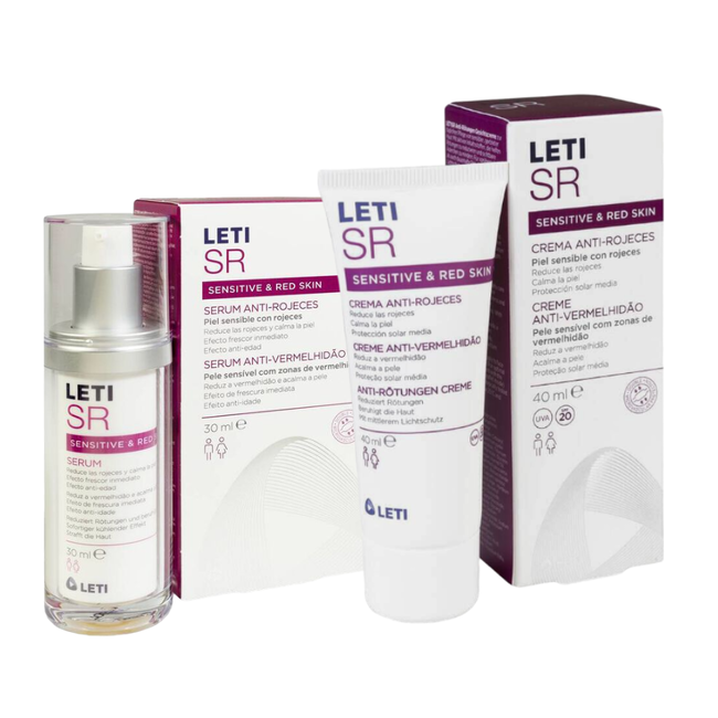 Pack LETI SR Anti-Rojeces Crema + Sérum