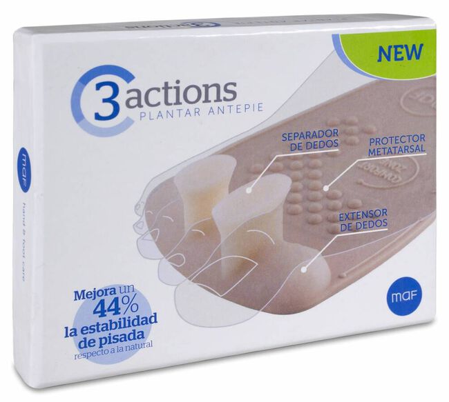 Maf Plantar Antepie 3 Actions Talla Única, 1 Ud