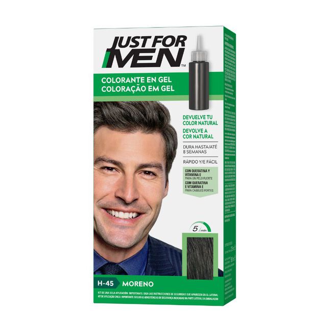 Just For Men Champú Colorante 30 Cc Moreno, 1 Ud