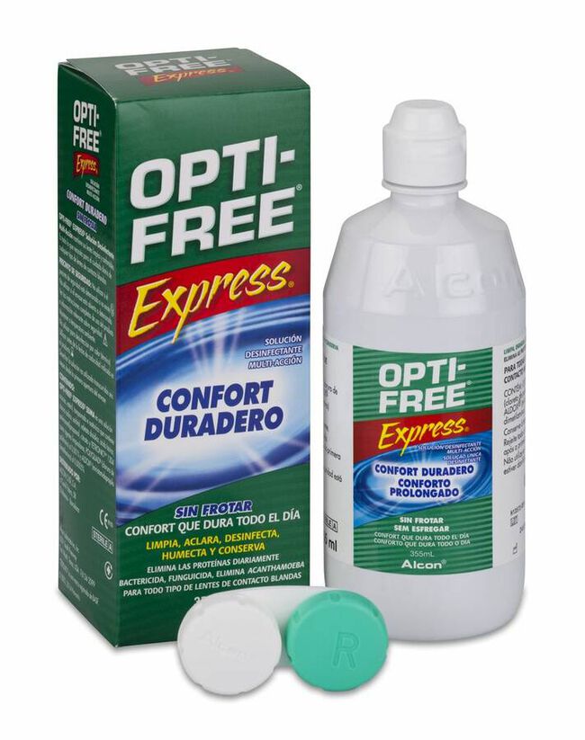 Opti-Free Express Solución Única, 355 ml