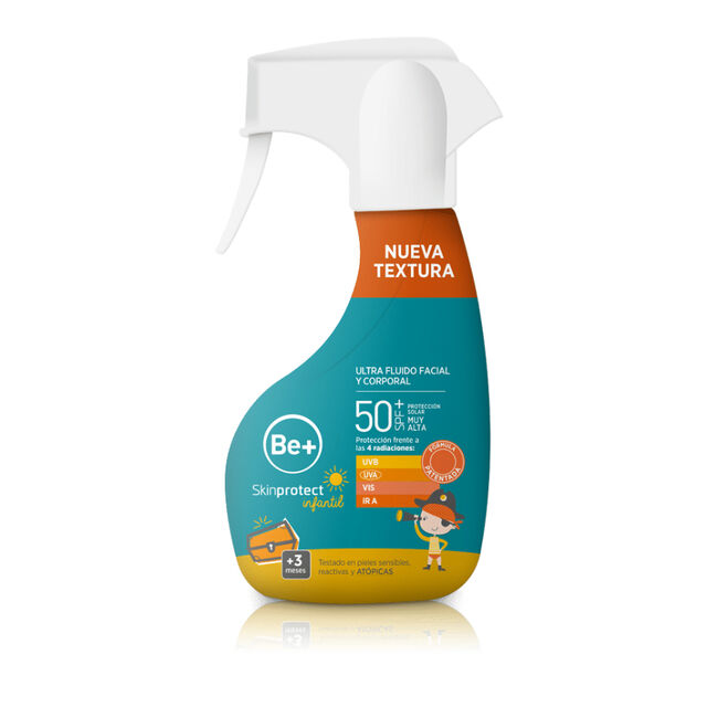 Be+ Skinprotect Infantil Ultra Fluido SPF 50+, 250 ml