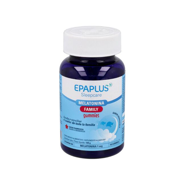Epaplus Sleep Melatonina Gominolas, 50 unidades