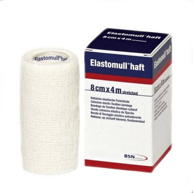 BSN Elastomull Haft Venda Elástica, 8 cm x 4 m 1 Unidad
