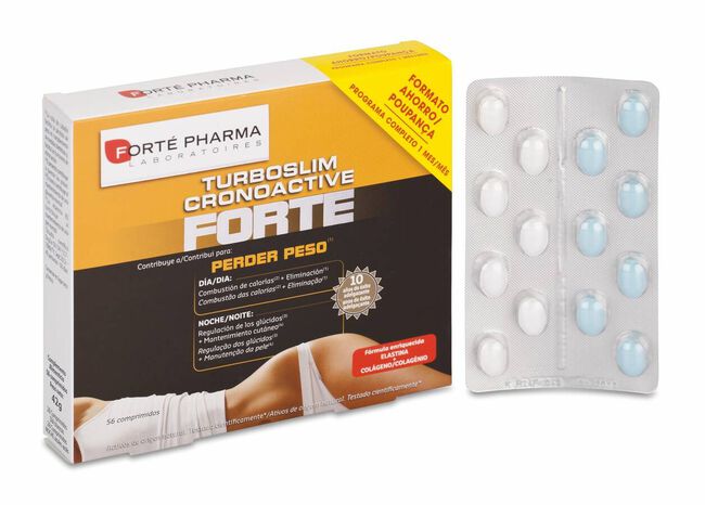 Forté Pharma Turboslim Cronoactive Forte, 56 Uds