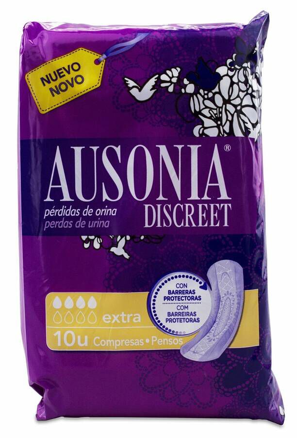 Ausonia Discreet Extra, 10 Uds
