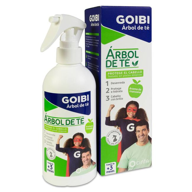 Goibi Árbol de Té Spray Protege Aroma Manzana, 250 ml