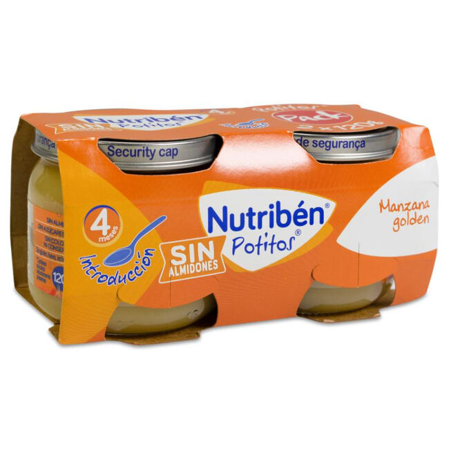 Nutriben Introducci&oacute;n Potito Manzana, 2x120 gr