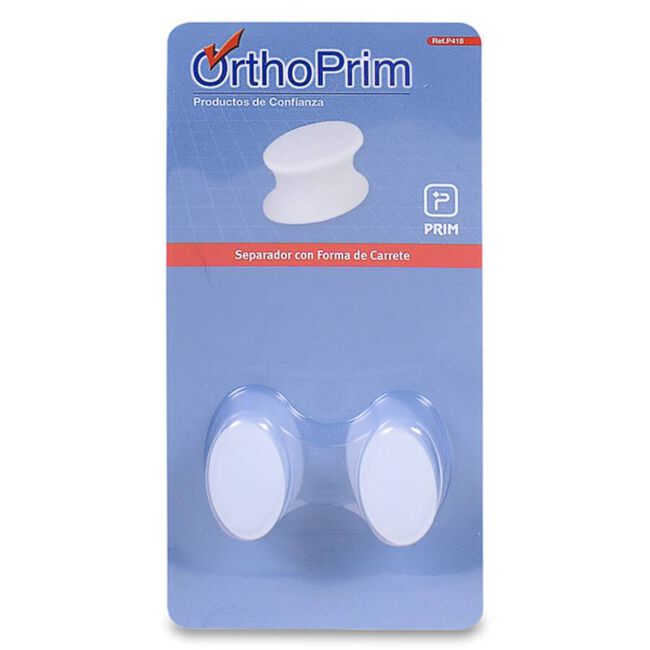 Prim Separador Carrete Silicona P418 Talla S, 2 Unidades