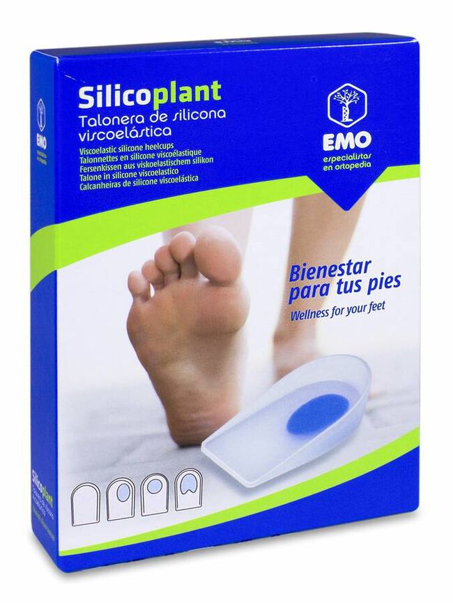 Emo Silicoplant Talonera Lite Total SH500 Talla XL, 1 Par