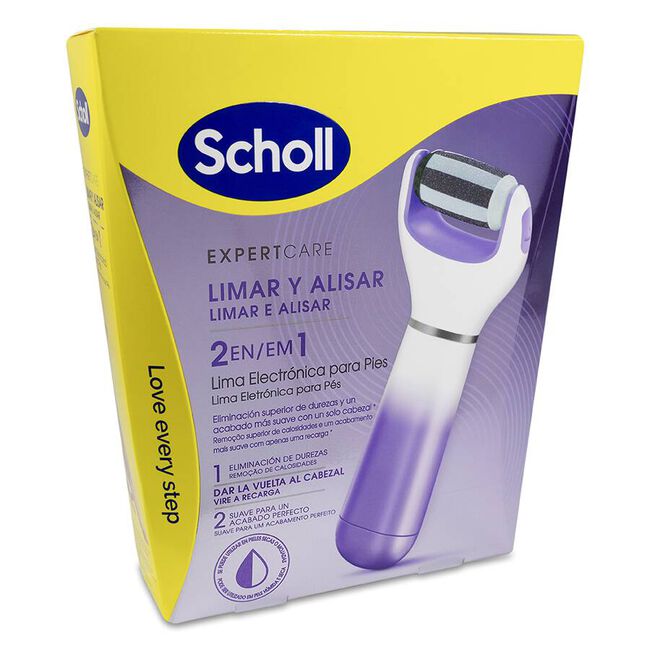 Scholl Velvet Lima Electrónica Exfoliante para Pies, 1 Unidad