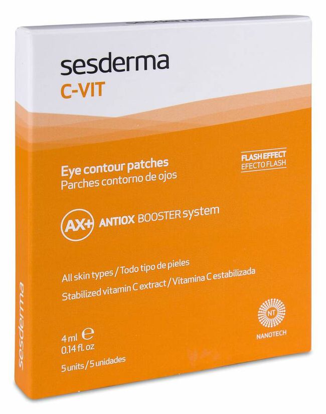 Sesderma C-Vit Parches Contorno de Ojos, 5 Uds