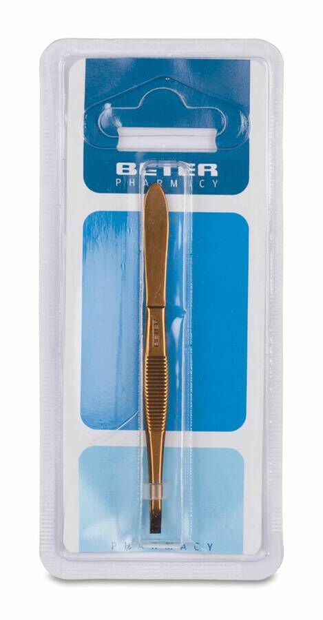 Beter Pinza de Depilar Cobre 24025, 1 Ud