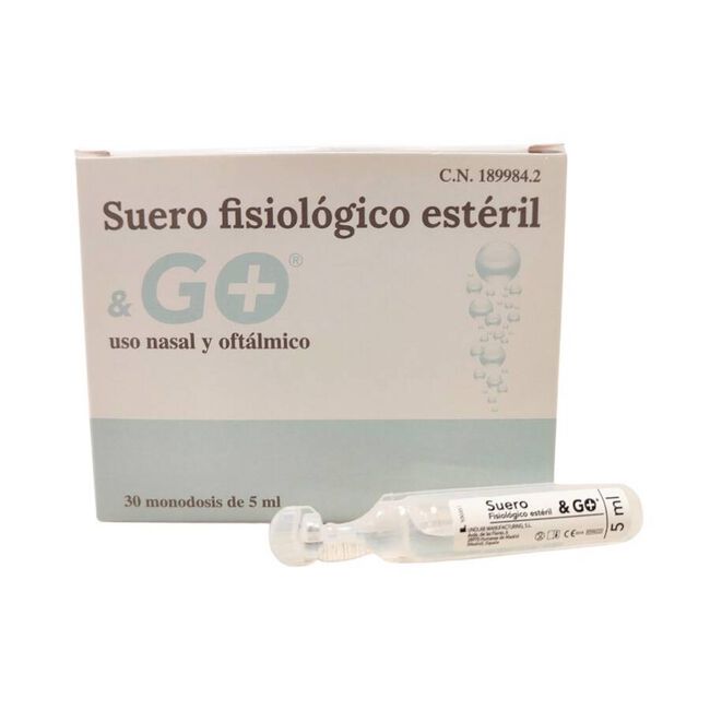 Pharma&Go Suero Fisiológico Estéril, 30/ 5 ml