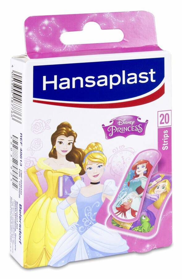Hansaplast Apósitos Infantiles Princesas, 20 Uds