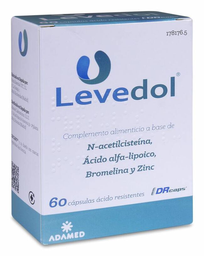 Levedol, 60 Cápsulas