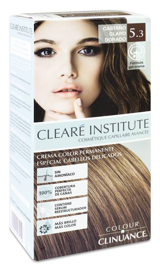 Clearé Institute Tinte Clinuance Castaño Claro Dorado 5.3