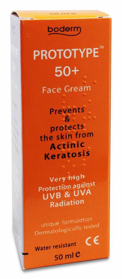 Boderm Prototype Crema Facial SPF 50+, 50 ml