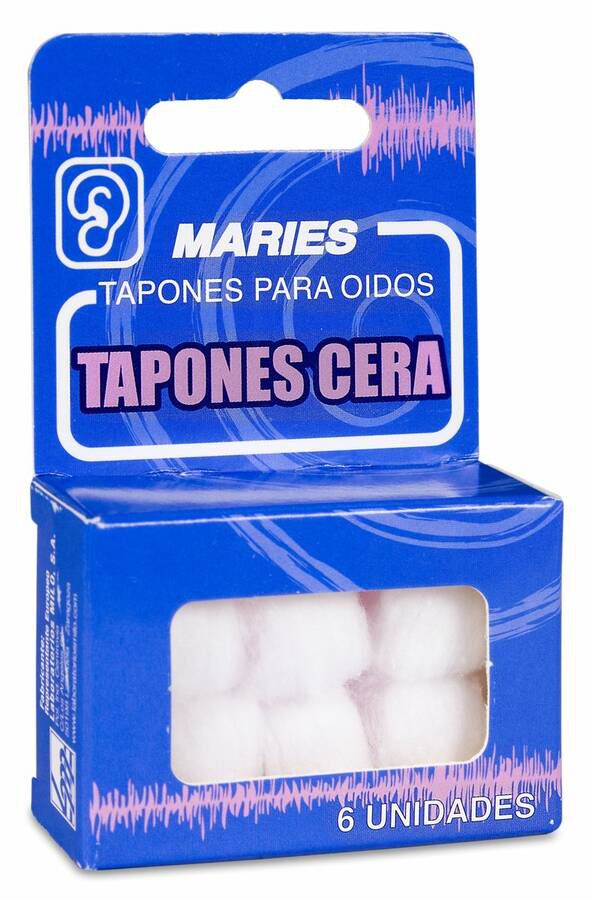 Prim Tapones de Cera Maries, 6 Uds