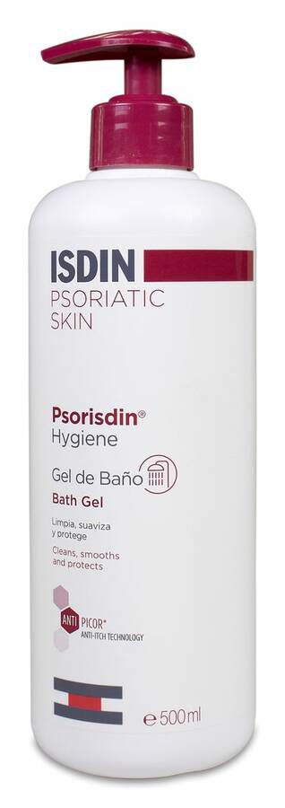 Isdin Psoriatic Skin Psorisdin Hygiene Gel de Baño, 500 ml