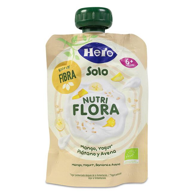 Hero Baby Solo Bolsita Sabor Mango, Plátano y Yogur, 100 g