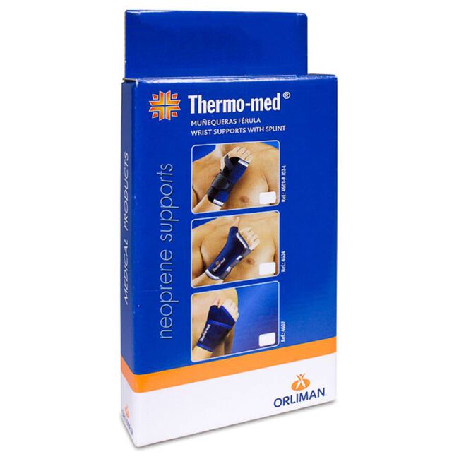 Orliman Muñequera Férula Neopreno 4602 Izquierda Talla 4, 1 Unidad