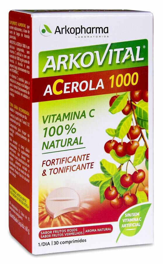 Arkovital Acerola 1000, 30 Comprimidos