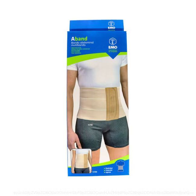 Emo Faja Multibanda Fj183 Talla S 65 - 80 Beige, 1 Unidad