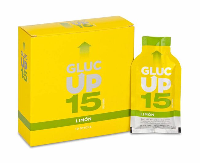 Gluc Up Limón 30 ml, 10 Sticks