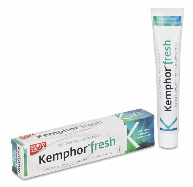 Kemphor Flúor Gel Fresh Dentífrico, 75 ml