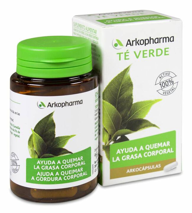 Arkopharma Arkocápsulas Té Verde Bio, 40 Cápsulas