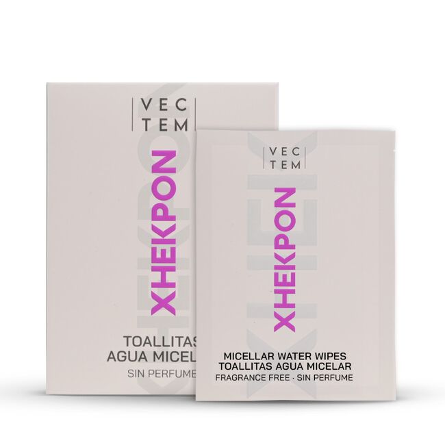 Vectem Xhekpon Toallitas Agua Micelar, 10 Unidades