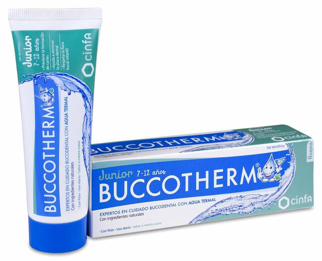 Buccotherm Gel Dentífrico Junior 7-12 años, 50 ml