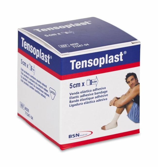 Tensoplast Venda Elástica Adhesiva 5 cm x 4,5 m, 1 Ud