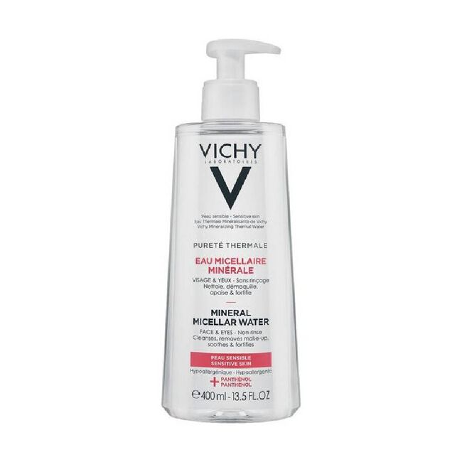 Vichy Pureté Thermale Solución Micelar Calmante 3 en 1, 400 ml