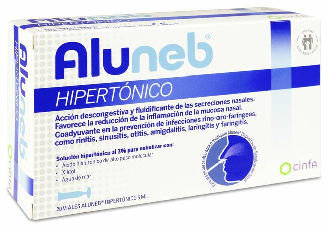 Aluneb Hipertónico 20 Viales 5Ml - Farmacia Ciudad Lineal Dolores Ropa