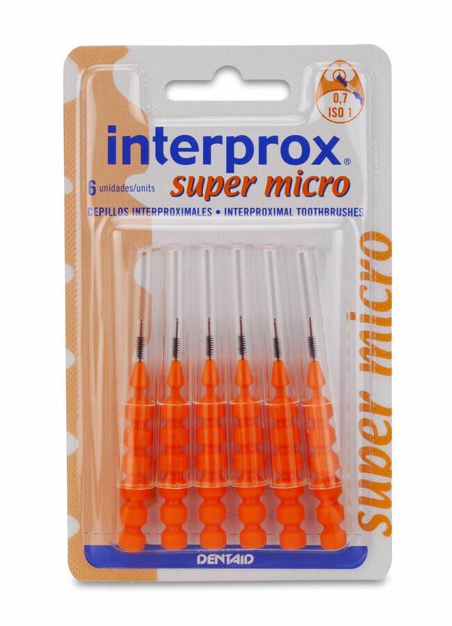 Interprox Super Micro Cepillo Dental Interproximal, 6 Uds