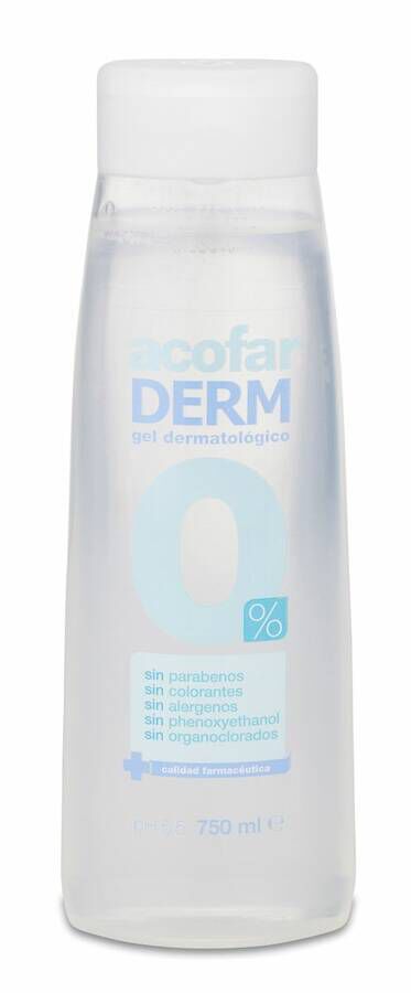 Acofarderm Gel dermatológico 0%, 750 ml