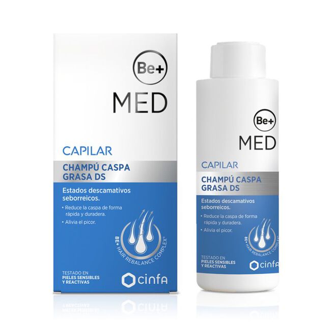 Be+MED Champú Caspa Grasa, 150 ml